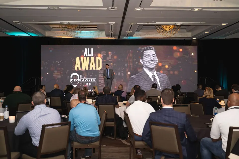The CEO Lawyer Summit 2021 for Ali Awad, produced by Iconic Events