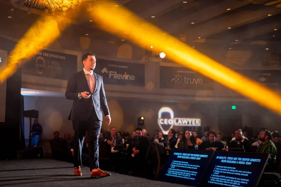 The CEO Lawyer Summit 2022 for Ali Awad, produced by Iconic Events